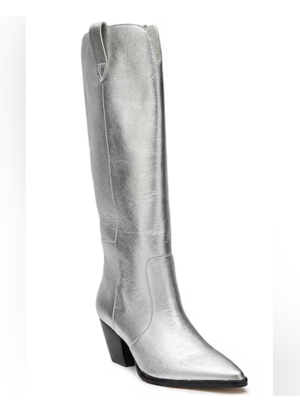 Matisse Stella western boot in silver